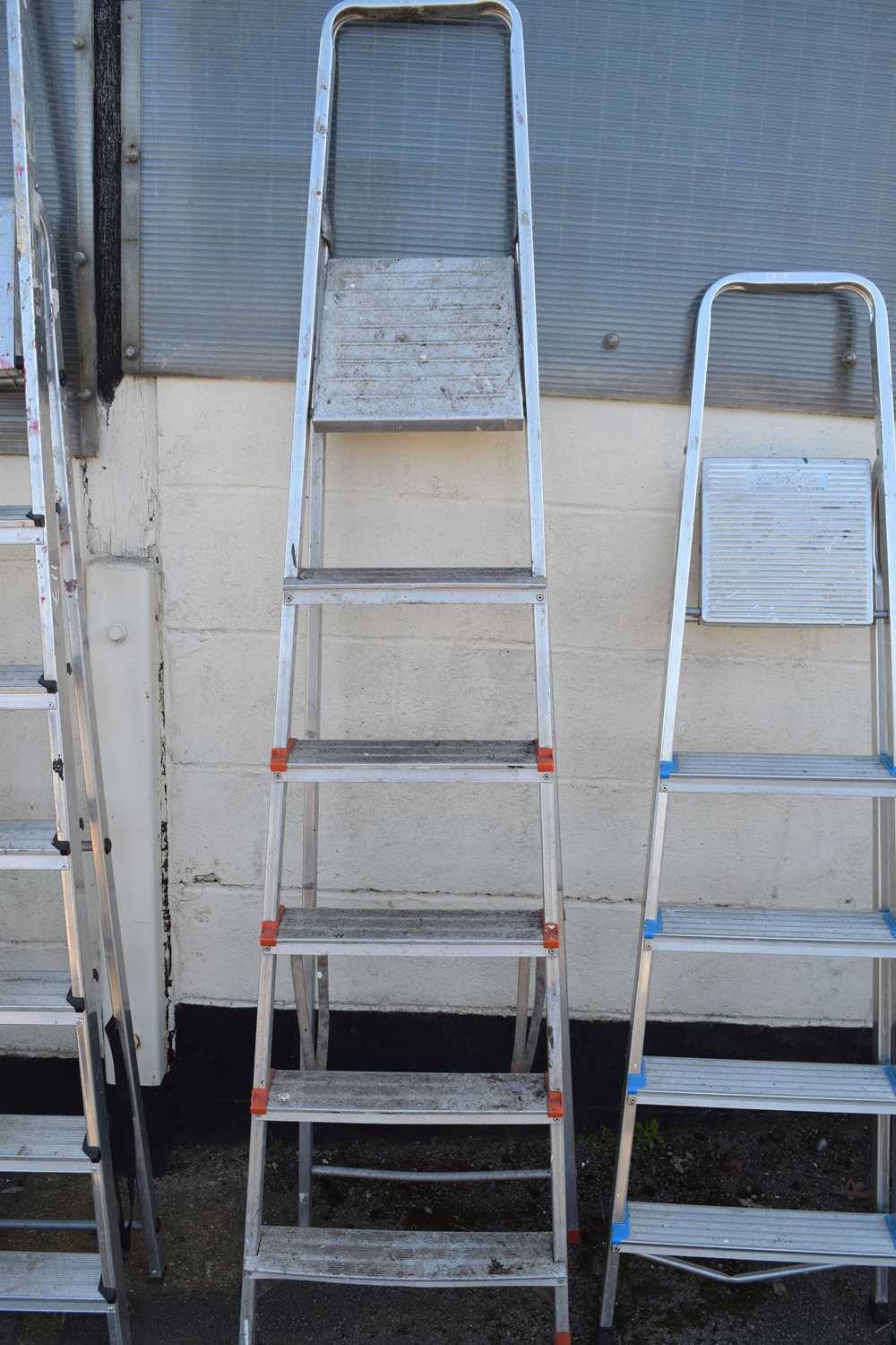 Five rung step ladder