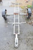 Single motorbike trailer