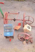 Vintage seeder etc