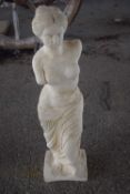 Composite formed model of a female figure, height approx 70cm