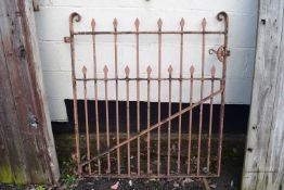 Vintage garden fence H: approx 115cm W: approx 106cm