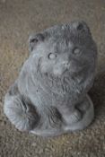 Cat garden ornament, approx height 30cm