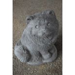 Cat garden ornament, approx height 30cm