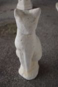 Composite statue of a cat, height approx 54cm