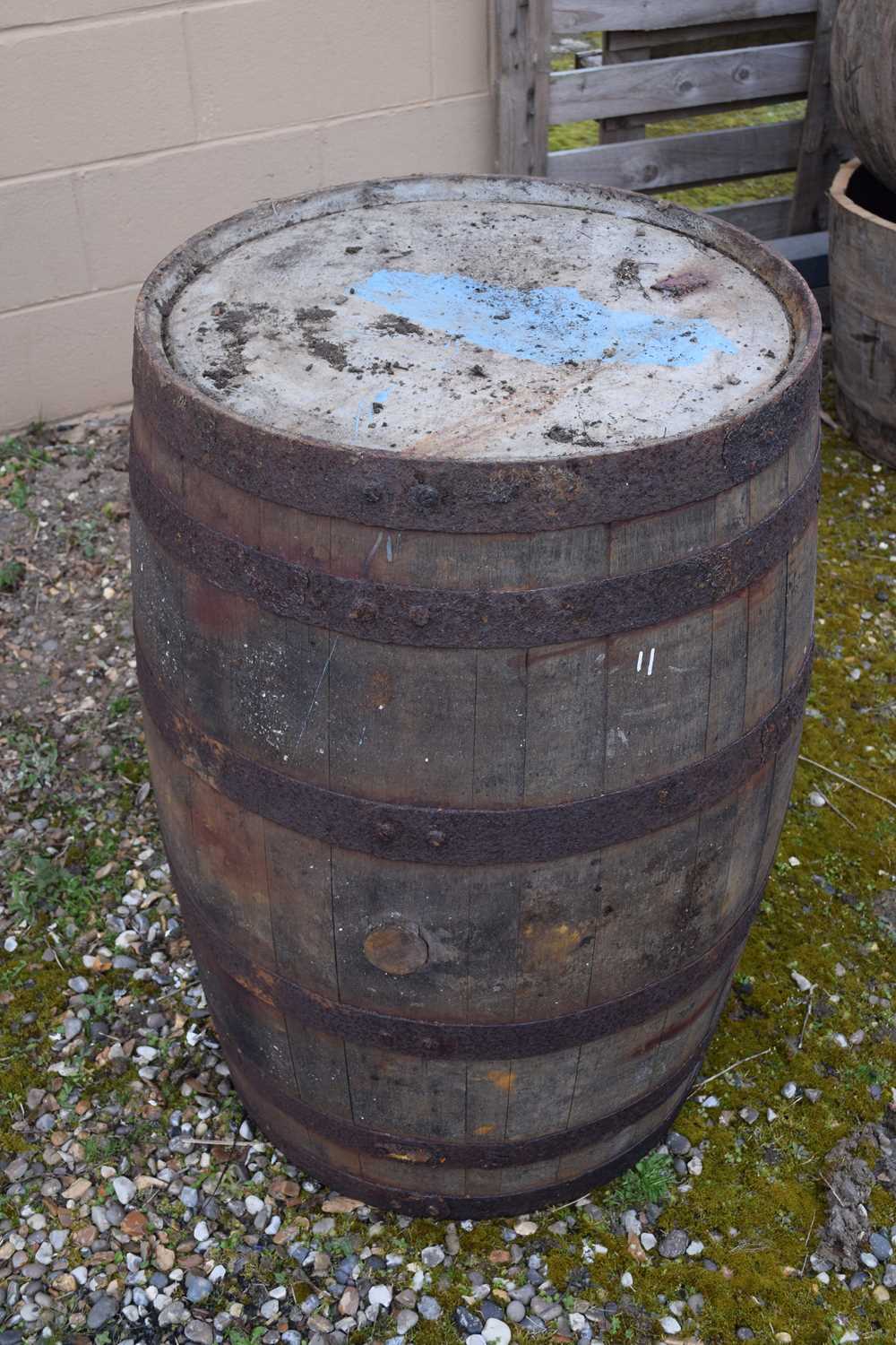 Full whisky barrel, 88cm high