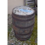 Full whisky barrel, 88cm high