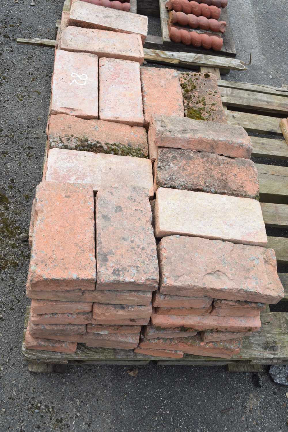 Quantity of Ashbourne hand made orange bricks