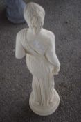 Composite statue of a female, height approx 68cm