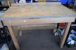 Large workshop bench, height 95cm, depth 78cm, width approx 130cm