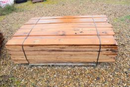 Very large quantity of feather edged fencing board, approx 180cm long