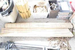 2 rolls of split bamboo screening approx 153 x 100 cm