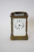 Brass carriage clock