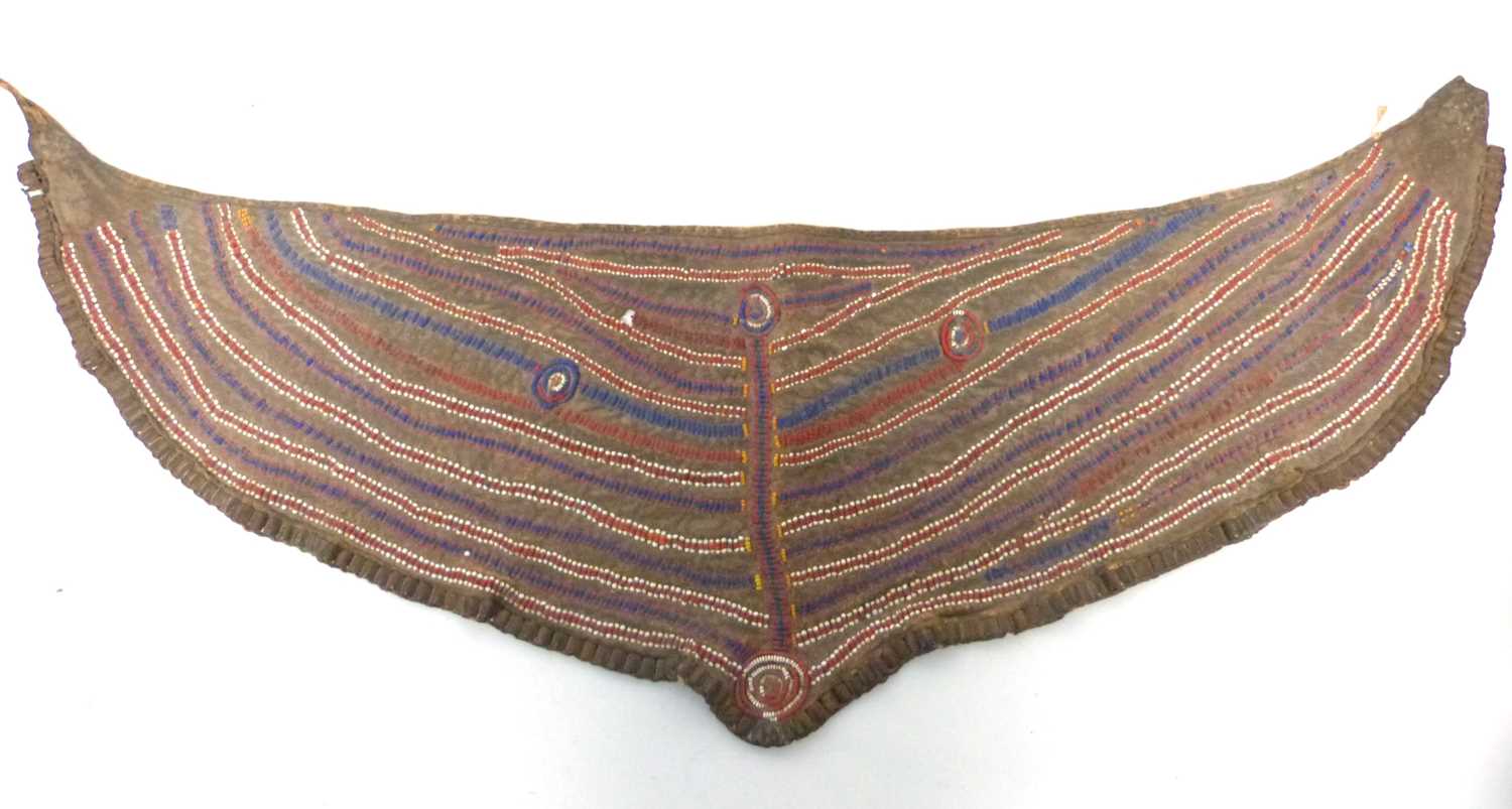 A Kenyan beaded loin cloth from the Turkana tribe mid-20th century - Image 2 of 4