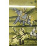 A collection of 19th and 20th Century South Asian paintings, depicting a variety of subjects, in