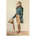 Richard Dighton (British, 19th Century), A series of coloured prints, including, Mr Hobhouse;