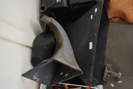 TWO LOUDSPEAKERS HORNS AND A TOWING HITCH