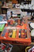 BATTERY OPERATED 'G' SCALE TRAIN SET PLUS A ROCKY MOUNTAIN BUMP & GO LOCOMOTIVE