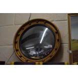 CONVEX PORTHOLE STYLE MIRROR IN GILT FRAME