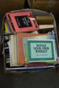 ONE BOX MIXED BOOKS