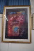 20TH CENTURY SCHOOL, ABSTRACT STUDY, INDISTINCTLY SIGNED, 'ALCHEMY I', F/G