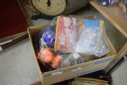 BOX CONTAINING BOB THE BUILDER TOYS AND DVD