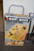 BOXED BLACK & DECKER POWER TOOL TABLE