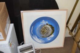 EDWARD HILL ABSTRACT CIRCULAR PHOTOGRAPHIC PRINT, F/G