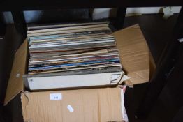 ONE BOX OF MXIED RECORDS