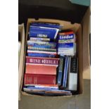 ONE BOX MIXED BOOKS AND MAPS