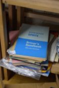 MIXED LOT VARIOUS MOTOR MANUALS TO INCLUDE AUSTIN HEALEY SPRITE, MG MIDGET, RILEY, A110