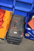 PLASTIC TOOLBOX CONTAINING VARIOUS SOCKETS