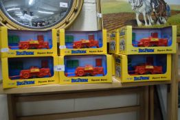COLLECTION OF ERTL 'BIG FARM' MODEL SQUARE BALERS, IN ORIGINAL BOXES