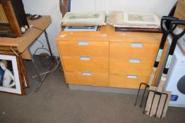 SHOP DISPLAY CABINET WITH DRAWERS TO REAR (MODERN)