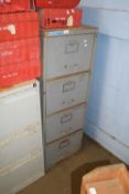 UNBRANDED FOUR DRAWER METAL FILING CABINET