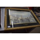 AFTER TURNER, THE GRAND CANAL, VENICE, COLOURED PRINT, F/G