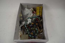 BOX OF COSTUME JEWELLERY