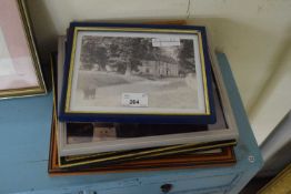 MIXED LOT OF PICTURES TO INCLUDE ENGRAVINGS OF 19TH CENTURY LONDON PLUS VARIOUS OTHERS