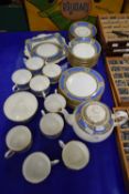 QUANTITY OF PARAGON GILT RIMMED TEA WARES