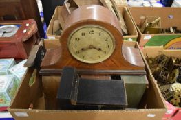 BOX VARIOUS MANTEL CLOCKS (FOR REPAIR)