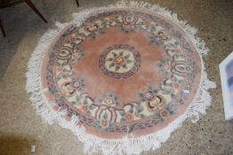 MODERN CHINESE FLORAL DECORATED WOOL RUG