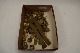 BOX OF VINTAGE MILITARY BUTTONS