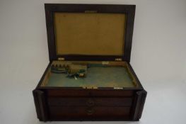 EMPTY WALKER & HALL OAK CUTLERY CANTEEN CASE