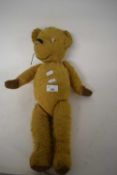 VINTAGE TEDDY BEAR WITH ARTICULATED ARMS AND LEGS