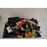 BOX OF VARIOUS TOY VEHICLES