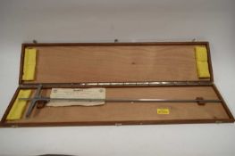 ROCH FRANCE PRECISION METAL MEASURING INSTRUMENT IN FITTED WOODEN CASE