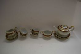 QUANTITY OF JAPANESE GILT DECORATED TEA WARES