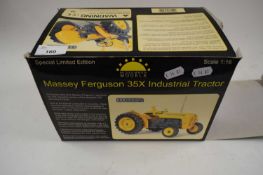 MIDSUMMER MODELS MASSEY FERGUSON 35X INDUSTRIAL TRACTOR IN ORIGINAL BOX