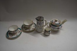 MINTON ROSE DECORATED TEA FOR TWO SET