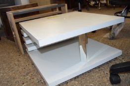 WHITE FINISH COFFEE TABLE, 60CM WIDE