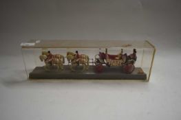 CORGI PERSPEX CASED MODEL OF THE STATE COACH PRODUCED FOR THE SILVER JUBILEE 1977